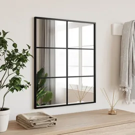 vidaXL Wandspiegel 40 x 80 cm Schwarz
