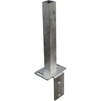 GROJA Konsole 40 x 12 x 16 cm Silber/Verzinkt