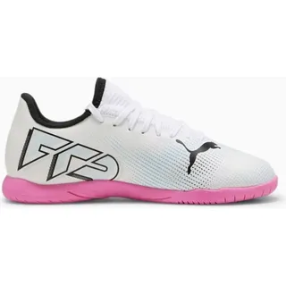 Puma FUTURE 7 PLAY IT Jr PUMA WHITE-PUMA BLACK-POISON P 30 - Weiß