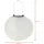 Spetebo Lampion Nylon 20 cm 4er Set Solar warm weiß