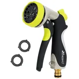 TRESKO Gartenbrause Premium 10 Funktionen Metall