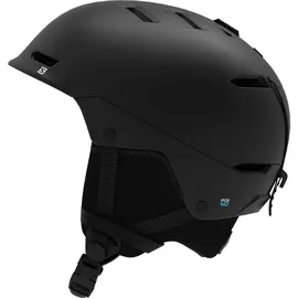 Salomon Husk Skihelm (Größe 53-56CM, schwarz)