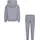 Nike Club Fleece Set, Dk Grey Heather, 3/4 Jahre