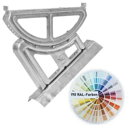 Laufroststütze für Wellplattendächer, Profil 5-8, RAL-Farben