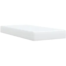 vidaXL Boxspringbett 90 x 190 cm Weiß