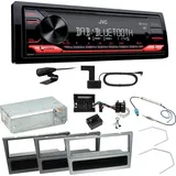 JVC KD-X272DBT DAB+ Bluetooth Einbauset für Opel Signum Corsa C Tigra Twintop