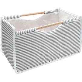 Hti-Living Faltbox Textil 1-tlg. blau-weiß