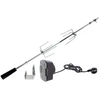 ALLGRILL Grillspieß-Set für Gasgrill Chef m 74 cm Drehspieß
