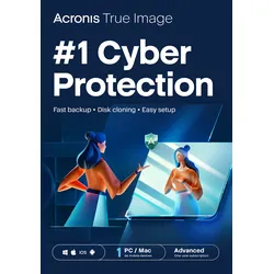Acronis True Image Advanced 2024 | 1 Gerät | 500 GB Cloud-Backup | 1 Jahr