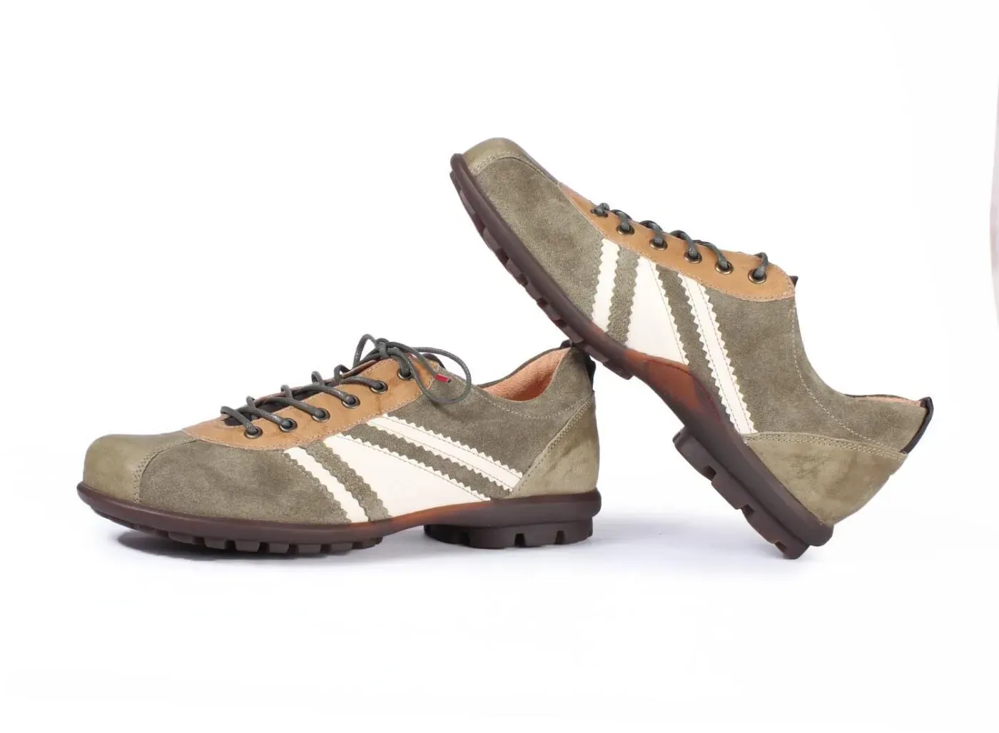Think Schnürschuhe grün Kong moos/kombi 1292-7000 - CKN 323 Gr.44,5