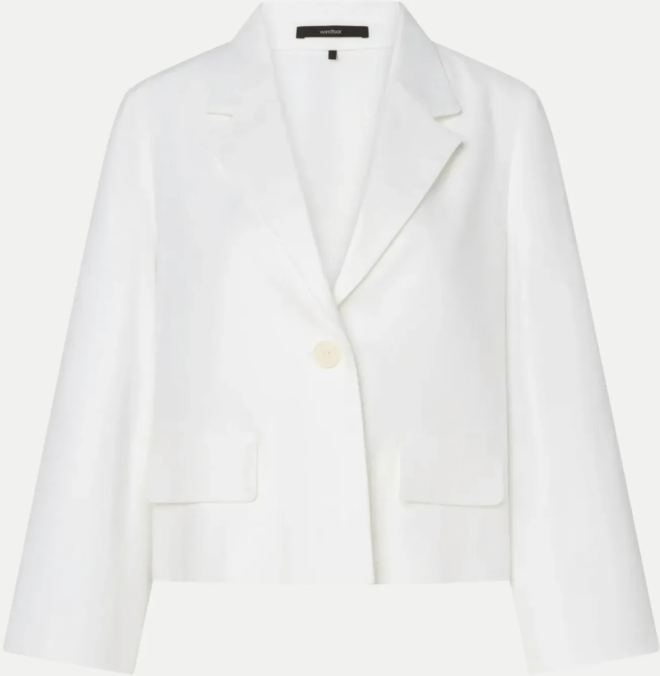 Blazer aus Leinen-Mix Weiß 40