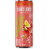 SHATLER'S Cocktails Erdbeer Daiquiri | Alkoholhaltig | in Barqualität | 12 x 250 ml