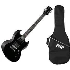 ESP E-Gitarre LTD Viper 10 schwarz mit Deckel