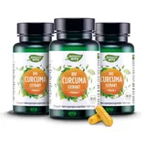 Nature's Way Bio Curcuma Kapseln – hochdosierter Kurkuma-Extrakt mit Vitamin C, 45x höhere Aufnahme 3x60 St