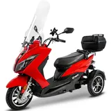 Rolektro Maximus MX3-25 1500 Watt 25 km/h Rot