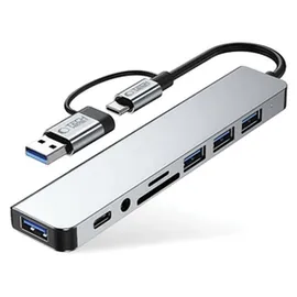 TECH-PROTECT HB06 HUB 8in1 TYPE-C Grau