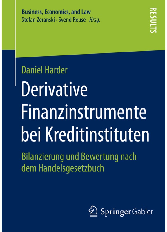 Derivative Finanzinstrumente Bei Kreditinstituten - Daniel Harder, Kartoniert (TB)