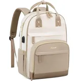 LOVEVOOK Rucksack Damen Laptop Rucksack 15.6 Zoll Schulrucksack Mädchen Teenager Wasserdicht Schultasche Jungen Anti-Diebstahl Rucksack mit Laptopfach für Schule Reise Business Lehrer