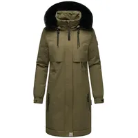 Navahoo Wintermantel Kaltwetterretter 14 grün / schwarz XS