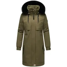 Navahoo Wintermantel Kaltwetterretter 14 grün / schwarz XS