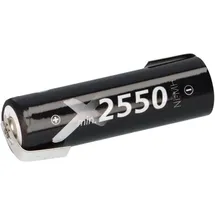 XCell 1x XCell Mignon Akku AA LSD Plus Ni-MH 1,2V 2550 mAh low self-discharge Lötfahne Z