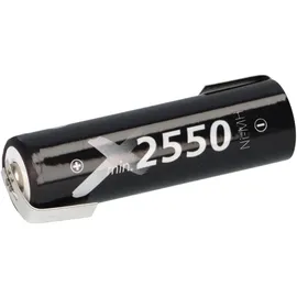 XCell 1x XCell Mignon Akku AA LSD Plus Ni-MH 1,2V 2550 mAh low self-discharge Lötfahne Z