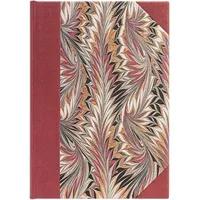 Paperblanks Rubedo (Cockerell Marbled Paper) Midi Unlined Hardcover Journal: