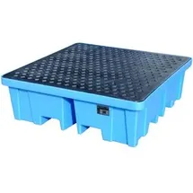 Bauer Südlohn GREEN-LINE PE-Auffangwanne WPA-PE 4/2, aus robustem Polyethylen, Blau