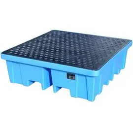 Bauer Südlohn GREEN-LINE PE-Auffangwanne WPA-PE 4/2, aus robustem Polyethylen, Blau