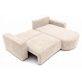 kaiser möbel Ecksofa Cordstoff Poso 2-Sitzer Beige