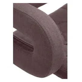 CLP 2er Set Barhocker Dublin Stoff braun