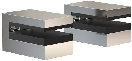 frost Quadra Regalhalter 3003 Edelstahl poliert - Edelstahl poliert