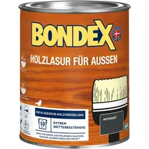 Bondex Holzlasur für Außen 0,75 l anthrazit
