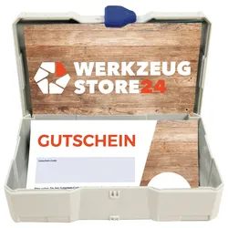 Geschenkgutschein Wert 200 € (Motiv Holz) - im Miniatur Systainer