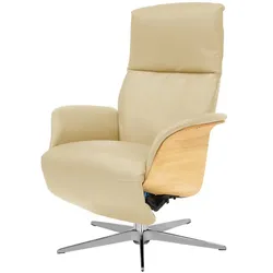 Nils Olsen Drehsessel mit Relaxfunktion Frederik ¦ beige ¦ Maße (cm): B: 78 H: 113 T: 79