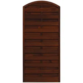 Andrewex Sichtschutzelement München 90 x 195 cm Braun/Holz