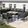 stilvora Garten-Lounge-Set 8-tlg. Grau