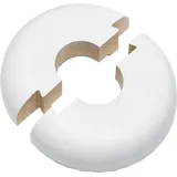 HARO Heizkörperrosette Massivholz weiß lackiert 22/50 mm 1/2”