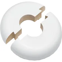 HARO Heizkörperrosette Massivholz weiß lackiert 22/50 mm 1/2”