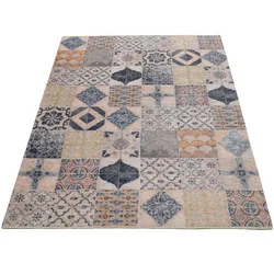 Teppich "FARO", bunt (multi), B:120cm H:12mm L:170cm, Polyester, GALLERY M BRANDED BY MUSTERRING, Teppiche