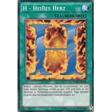 SDHS-DE028 - H - Heißes Herz - Common - DE - im Set mit Ultrapro Toploader - Yugioh