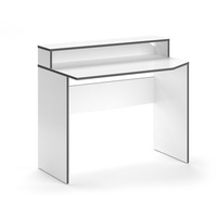 Vicco Computertisch Schreibtisch Arbeitstisch Kron Weiß Grau 100x87 modern