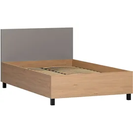 Vox Bett SIMPLE 125 x 204,4 cm Eiche grau