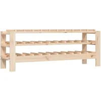 vidaXL Weinregal 109,5 x 30 x 42 cm Braun