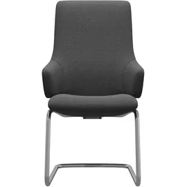 Stressless Polsterstuhl "Laurel" 58x105x60 cm ROHLEDER Stoff Q2 FARON, Stahl, grau (dark grey q2 faron, chrom matt) Polsterstühle (97186539-0)