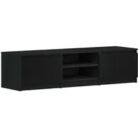 VidaXL TV-Schrank Schwarz Eichen-Optik 140x40x36 cm Holzwerkstoff