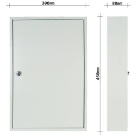 Rottner Tresor Schlüsselschrank 30 x 45 cm Lichtgrau