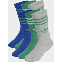 adidas 6 PACK - 3 Stripes CREW Socks multicolor 22-24