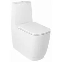 Kludi RESA S Spiralflush-UNI-Trap WC versteckte Befestigung mattweiß