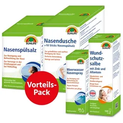 SUNLIFE® Vorteils-Pack Nasenspülung bei Erkältung/Pollen Erkältung Allergie